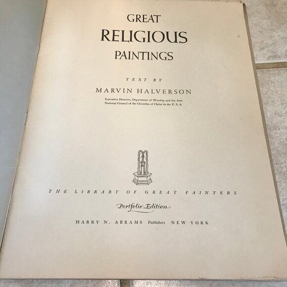 Great Religious Paintings Metropolitan Museum of Art Book Ten Plates 1954 Abrams - Picture 8 of 10